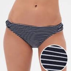 GAP navy stripe swim bikini bottom. NWT